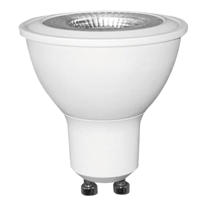 Foco LED GU10 de tipo dividido híbrido plástico-aluminio