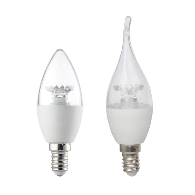 Bombilla de vela LED C37 CAL37 con lente